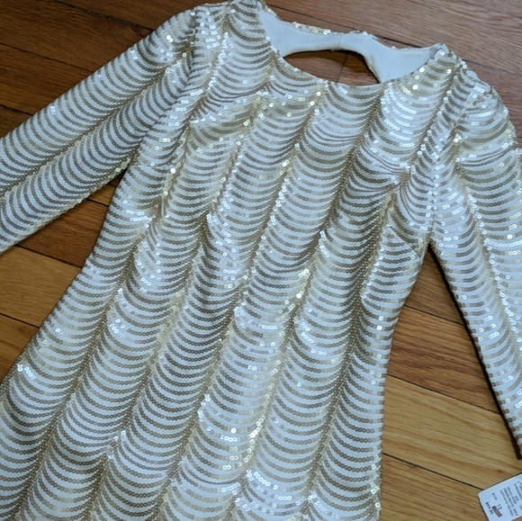 [Windsor] Gold Sequin Dress Size 13 - Picture 5 of 11